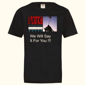 Fruit of the Loom® Thro Back 2020 vote for  Trump  T-shirt